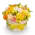 Box of yellow flowers